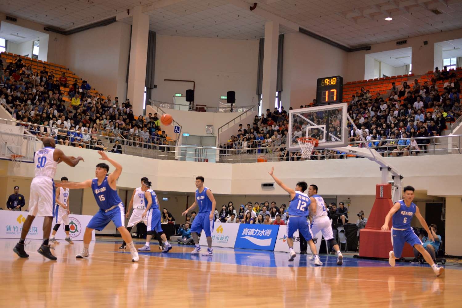 新竹市國際級體育館啟用 國家男籃經典PK火熱開打